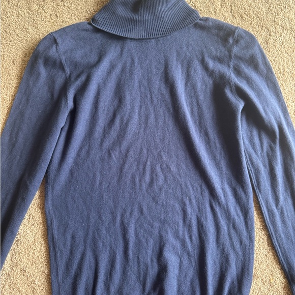 United Colors Of Benetton Navy Turtleneck Sweater - size M - Picture 3 of 8